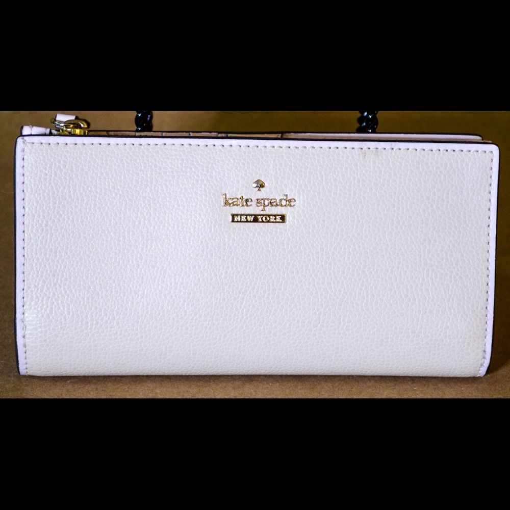 Kate Spade Purple and Tan Wallet